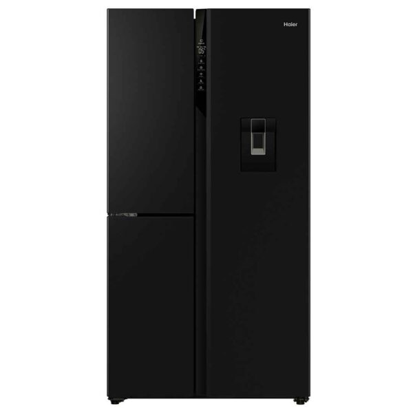 Rent to own home appliances australia orange rentals haier 574l three door side by side fridge non plumbed water dispenser black 2