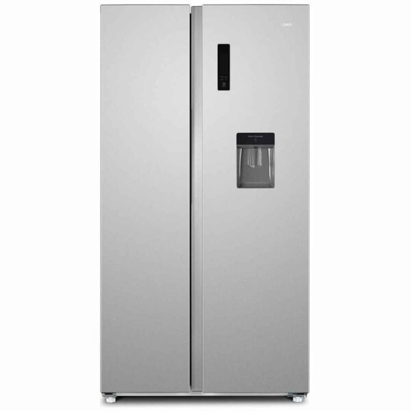 Rent to own home appliances australia orange rentals chiq 559l side by side fridge silver 2