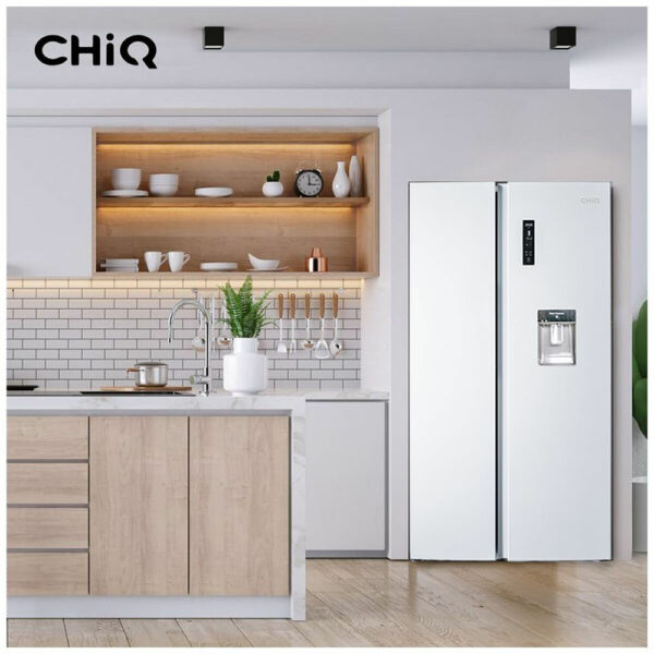 Rent to own home appliances australia orange rentals chiq 559l side by side fridge white 3