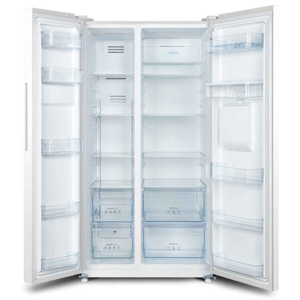 Rent to own home appliances australia orange rentals chiq 559l side by side refrigerator white 2