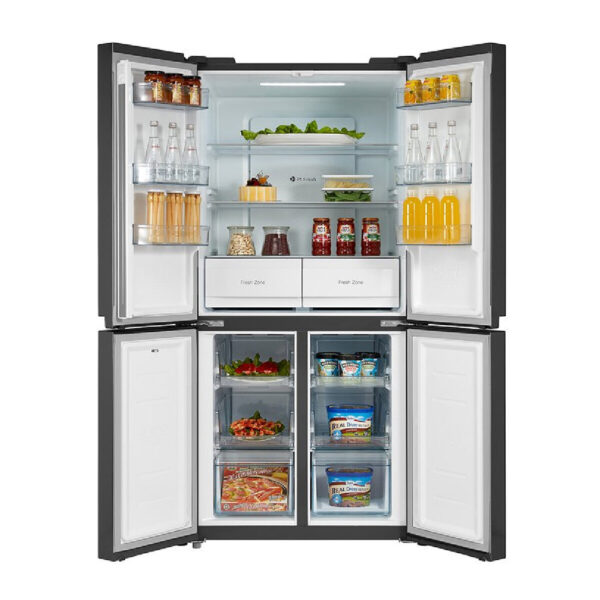 Rent to own home appliances australia orange rentals teka 545l four door refrigerator black stainless steel 2