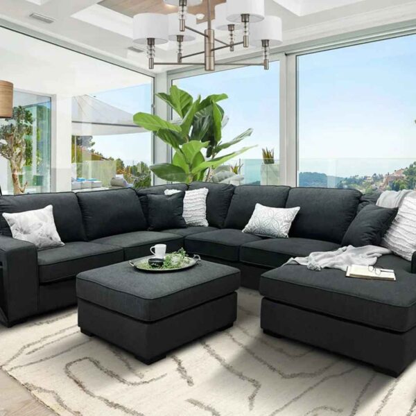 Rent to own home appliances australia orange rentals bayside corner lounge with right chaise 1