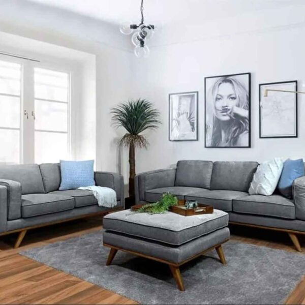 Rent to own home appliances australia orange rentals talia 3 seater sofa in grey fabric 2
