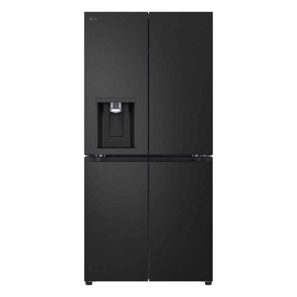 Rent to own home appliances australia orange rentals lg 508l french door fridge with slim non plumbed in door ice water dispenser matte black 1